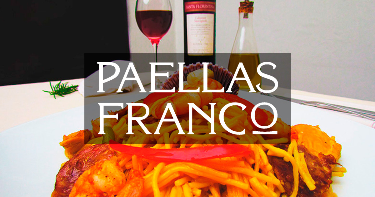 Nuestro Menú Paellas Franco